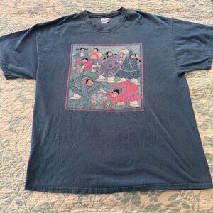 Vintage 1995  Hanes Beefy-T Alaska Graphic Tee Sz 2XL